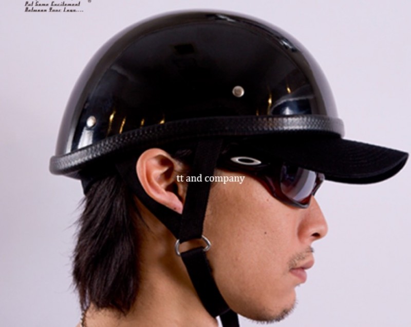 ダックテールヘルメット バイクヘルメット ハーレー 半キャップハーフヘルメット